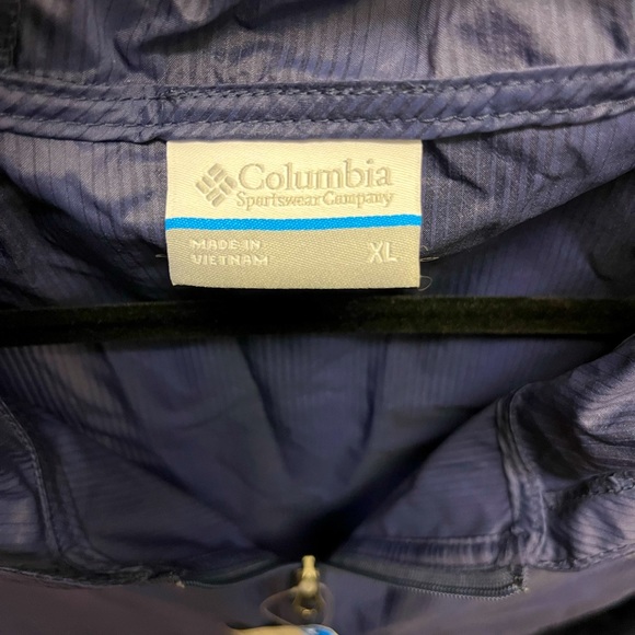 ❗️SOLD❗️Columbia Sportswear Women’s Omni-Shield Wind Breaker Deep Blue Size XL - Picture 5 of 8